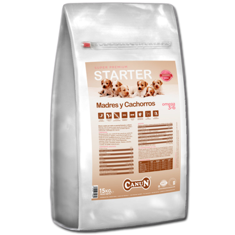 Canun Starter 15kg profesjonalna karma dla szczeniąt i suk karmiących