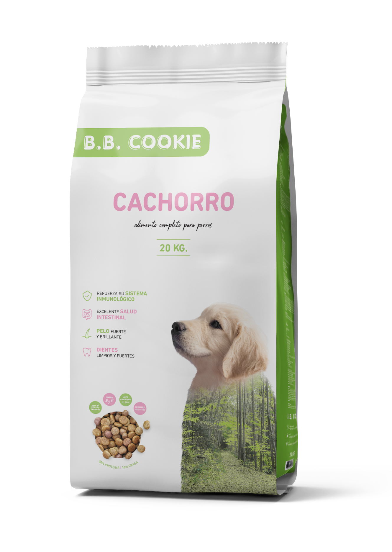 B.B. Cookie Puppy z witaminami 20kg