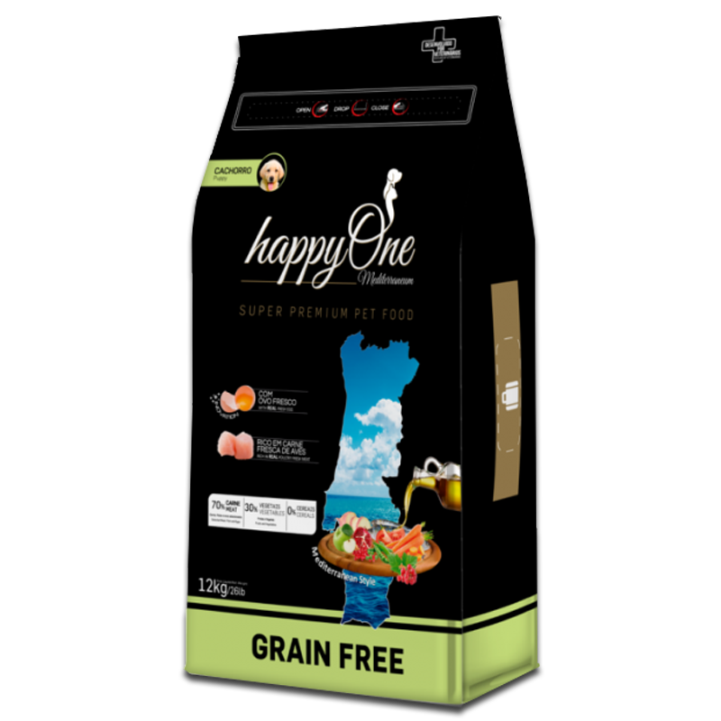 HappyOne Grain-Free Mediterraneum Puppy 12Kg