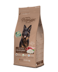 happyOne Adult Dog - Hypoallergenic z jagnięciną 12kg with a dog on the packaging and ingredients listed.